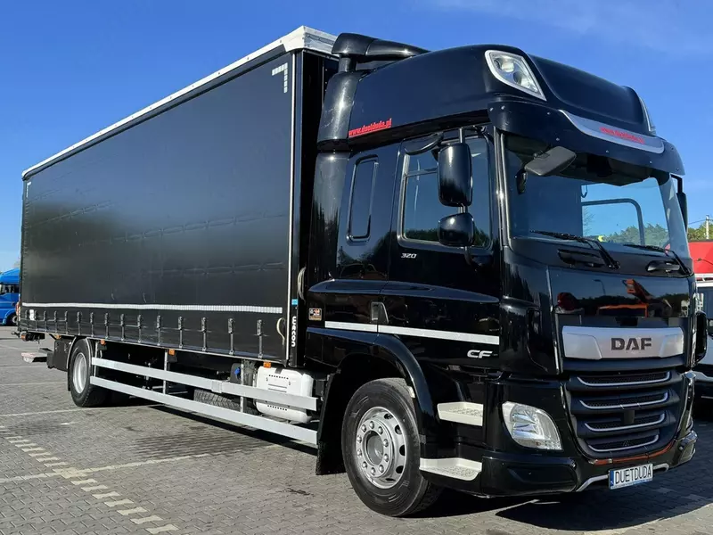800 769 392 сум Грузовик DAF CF 320 E6 Winda Firana Tył Drzwi Dach Zsuwany Długi 9.40m