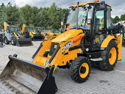 Экскаватор-погрузчик JCB MIDI CX Szybkozłącze Nowe Opony bez luzów i wycieków Super Stan