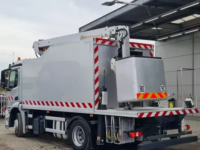  Mercedes Antos 1830 4X2 Time France Type: VST 248 NF (Коленчатая автовышка) - 