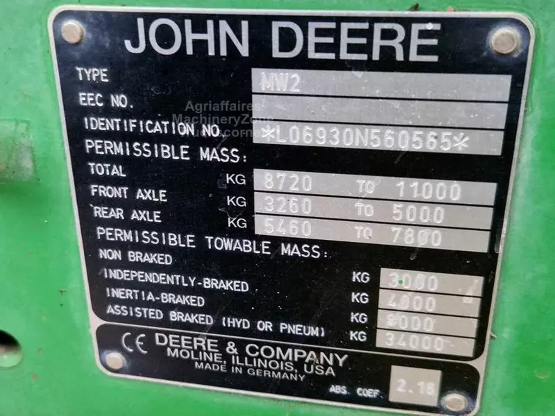  Трактор колесный John Deere 6930 Premium  - Fresh online©️