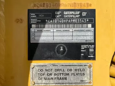 Caterpillar 140H greyderi