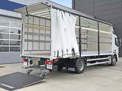  Грузовики с шасси и кабиной DAF XD 310 FA 4x2 — ST895 Schuifzeil Carr. Fresh online©️