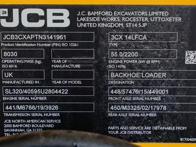 Экскаватор погрузчик JCB 3CX14