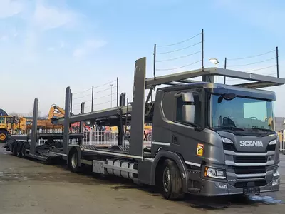  Автовоз Scania P450 4X2 Rimo с прицепом Только в розницу