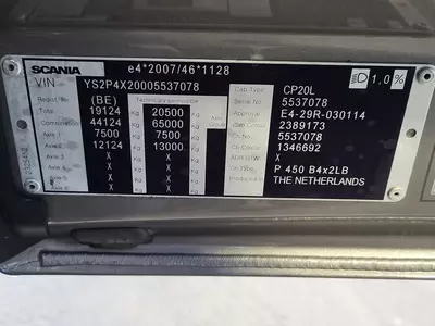 Автовоз Scania P450 4X2 Rimo с прицепом