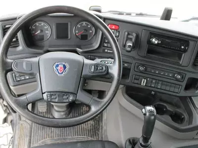 Грузовик Scania G450 Euro 6, 6X2, подъемная ось, гидравлический рычаг Palfinger PK 17.001