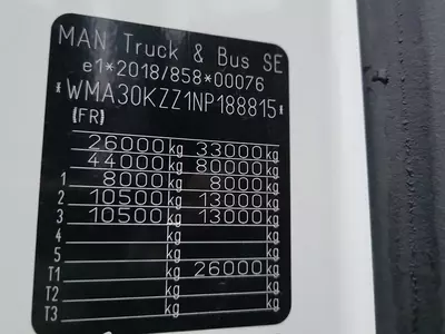 MAN TGX 33.640 6X4 yuk mashinasi