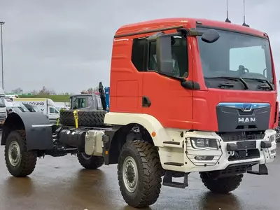  MAN yuk mashinasi shassisi TGM 18.250 4X4 Chakana savdo