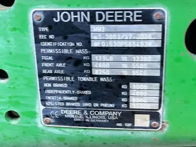Трактор колесный John Deere 7530 Premium