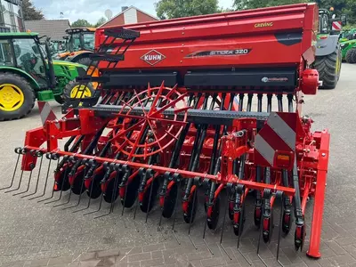Комбинированная сеялка (боронка + сеялка) Kuhn Sitera 320D-24M inkl. Kuhn HRB303D + N/A