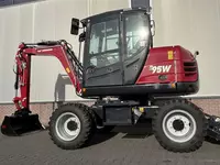  Yanmar B95W g‘ildirakli ekskavatori Chakana savdo