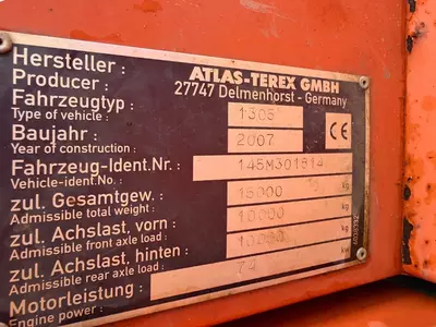 Колесные экскаватор Atlas 1305M