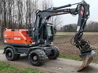  Atlas 160W g‘ildirakli ekskavatori Chakana savdo