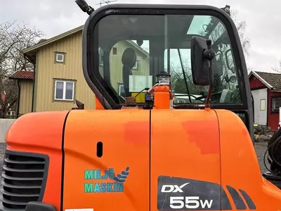 Колесный экскаватор Doosan DX55WK