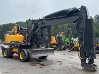   Volvo EW 220 E Tunnel gusenitsali ekskavatori