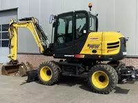  Yanmar B95W g‘ildirakli ekskavatori - 