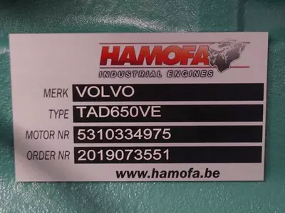 Двигатель Volvo TAD650VE Reconditioned