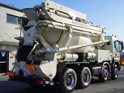 Автобетоносмеситель с насосом MAN TGS 32.400 8x4 / 426 МТХ / 18 метров