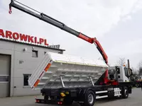  Iveco Stralis 19.310 / 2 tomonlama samosval / Fassi F155A.0.23 / masofadan boshqariladigan - 