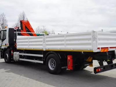 Iveco Stralis 19.310 / 2-сторонний самосвал / Fassi F155A.0.23 / с дистанционным управлением