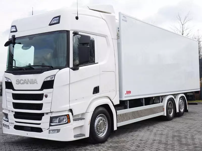 Рефрижераторный грузовик Scania R 500 6x2 / Thermoking T-1200R /