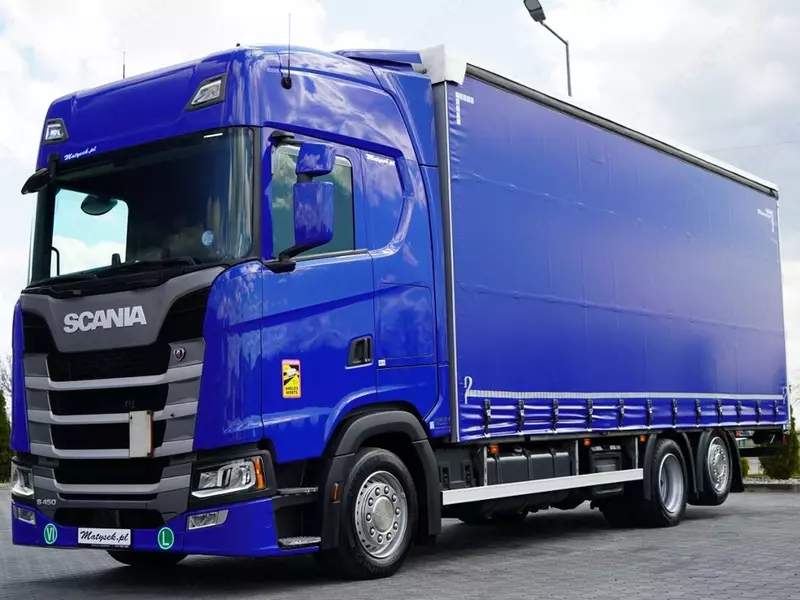 Scania S450 yuk mashinasi