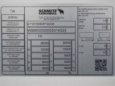 Полуприцеп-рефрижератор SCHMITZ CARGOBULL
