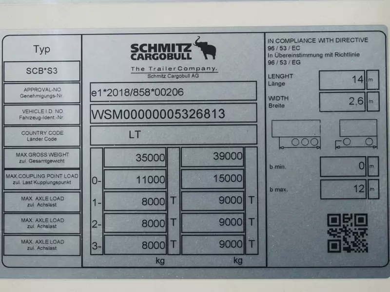 SCHMITZ CARGOBULL yarim tirkama-muzlatgichi