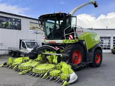 CLAAS JAGUAR 930 + PU 300 + ORBIS 600 ozuqa yig‘ish kombayni