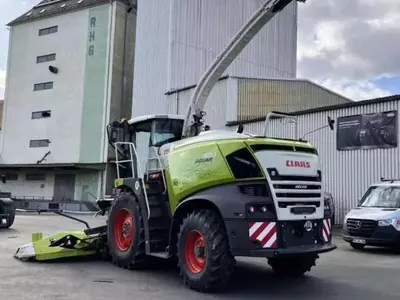 CLAAS JAGUAR 930 + PU 300 + ORBIS 600 ozuqa yig‘ish kombayni