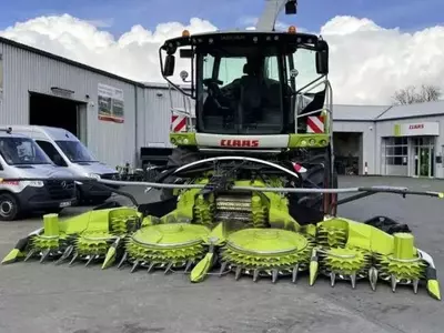 CLAAS JAGUAR 930 + PU 300 + ORBIS 600 ozuqa yig‘ish kombayni