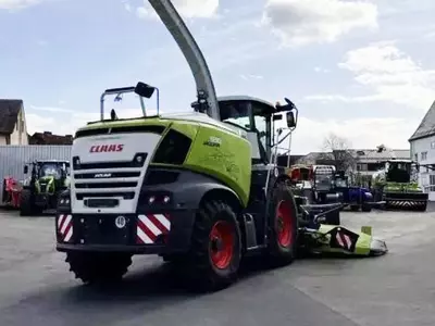 CLAAS JAGUAR 930 + PU 300 + ORBIS 600 ozuqa yig‘ish kombayni