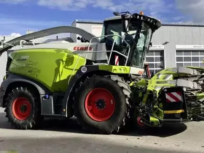 CLAAS JAGUAR 930 + PU 300 + ORBIS 600 ozuqa yig‘ish kombayni