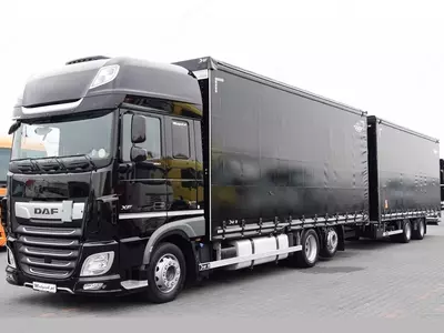 DAF XF 480 / ZESTAW TANDEM 120 M3 yuk mashinasi