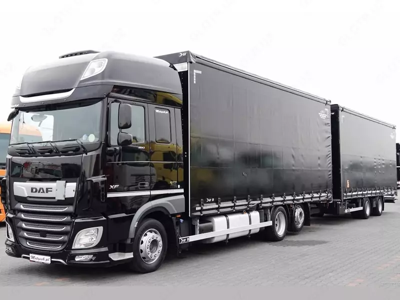 DAF XF 480 / ZESTAW TANDEM 120 M3 yuk mashinasi