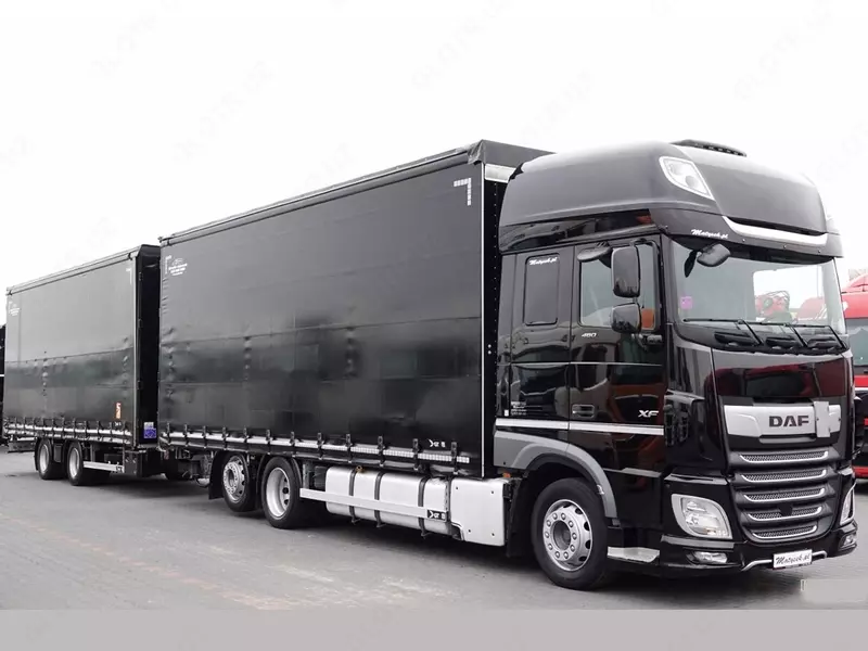 DAF XF 480 / ZESTAW TANDEM 120 M3 yuk mashinasi
