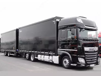   DAF XF 480 / ZESTAW TANDEM 120 M3 yuk mashinasi