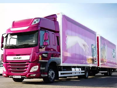 Грузовик с закрытым кузовом DAF CF 450