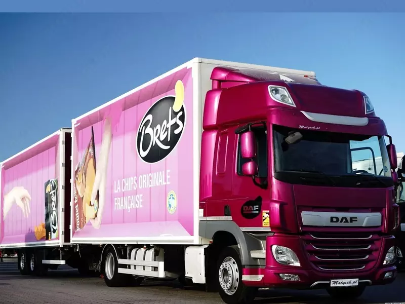 Грузовик с закрытым кузовом DAF CF 450