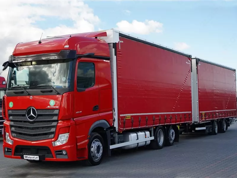 Тентованный грузовик MERCEDES-BENZ ACTROS 2545