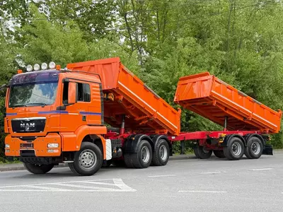 Самосвал MAN TGS 26.480 + прицеп