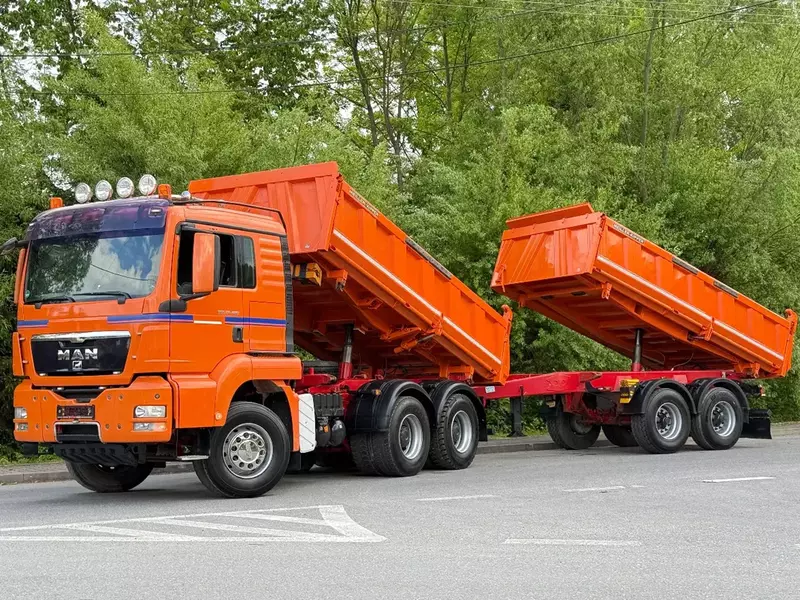 Самосвал MAN TGS 26.480 + прицеп