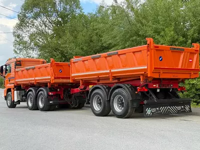 Самосвал MAN TGS 26.480 + прицеп