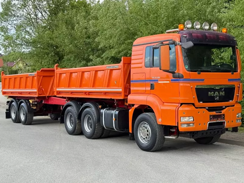 Самосвал MAN TGS 26.480 + прицеп