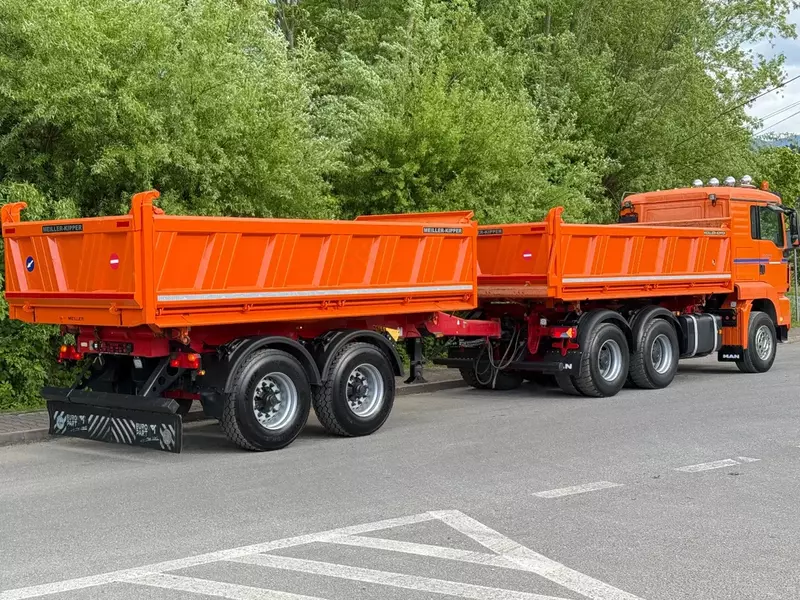 Самосвал MAN TGS 26.480 + прицеп