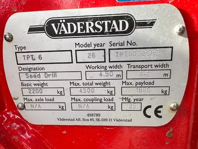 Сеялка Väderstad Tempo V 6