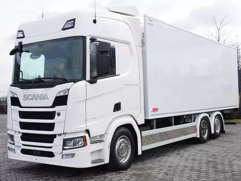 Рефрижераторный грузовик Scania R 500 6x2 / Kiesling meat hook / Thermoking T-1200R