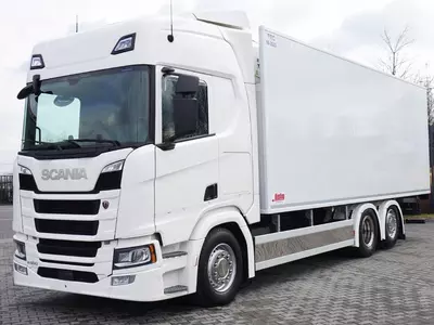 Рефрижераторный грузовик Scania R 500 6x2 / Kiesling meat hook / Thermoking T-1200R