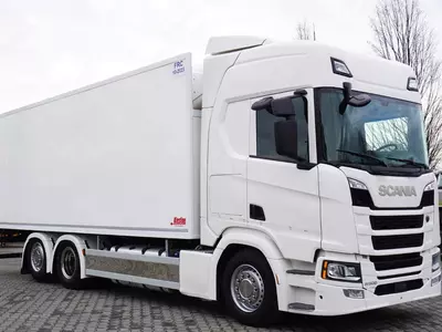 Рефрижераторный грузовик Scania R 500 6x2 / Kiesling meat hook / Thermoking T-1200R