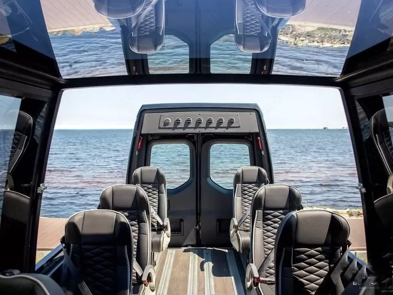 Микроавтобус Mercedes-Benz Sprinter 317 Cabrio 8+1 Full Panoramic